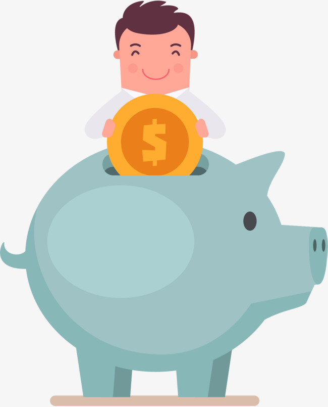 650x805 Vector Hand Painted Save Money, Money Vector, Money Clipart