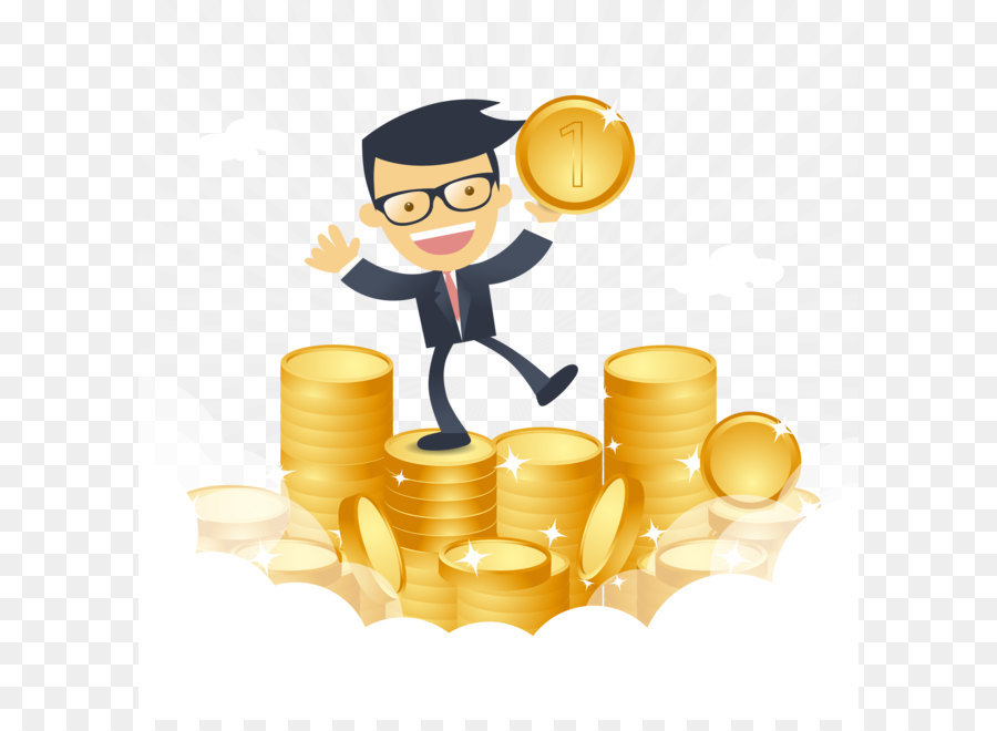 900x660 Download Happy Businessman With Money Vector