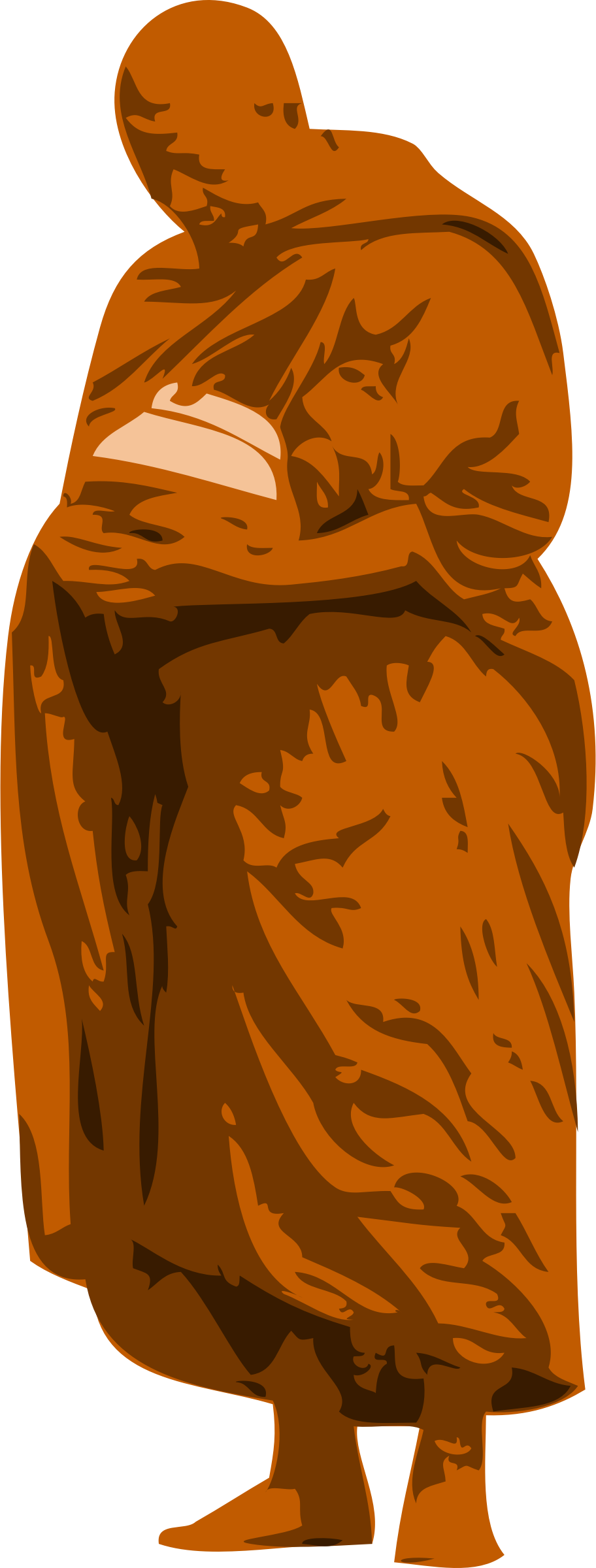 912x2400 Monk Clipart Buddhism