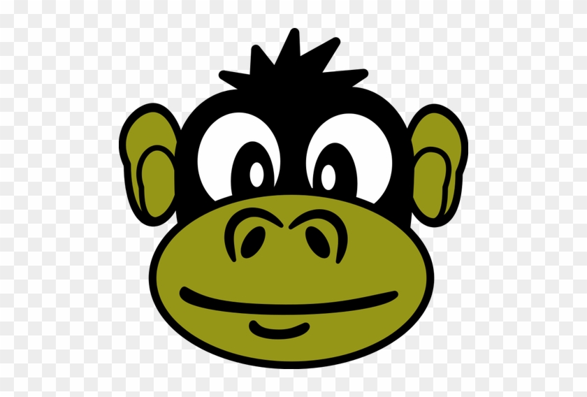 840x568 Funny Monkey Vector Illustration