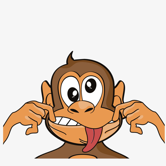 650x651 Vector Cartoon Little Monkey Face, Vector Monkey, Cartoon, Little