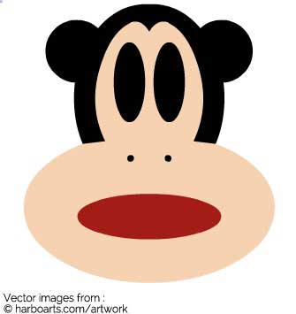 335x355 Download Cartoon Monkey Face