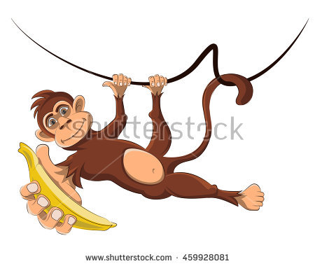 450x380 Chibi Monkey Vector Cartoon Download Free Vector Art Stock Monkey