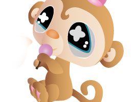 270x200 Free Monkey Vector Graphics
