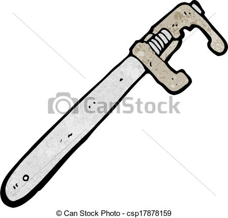 450x429 Cartoon Adjustable Wrench.