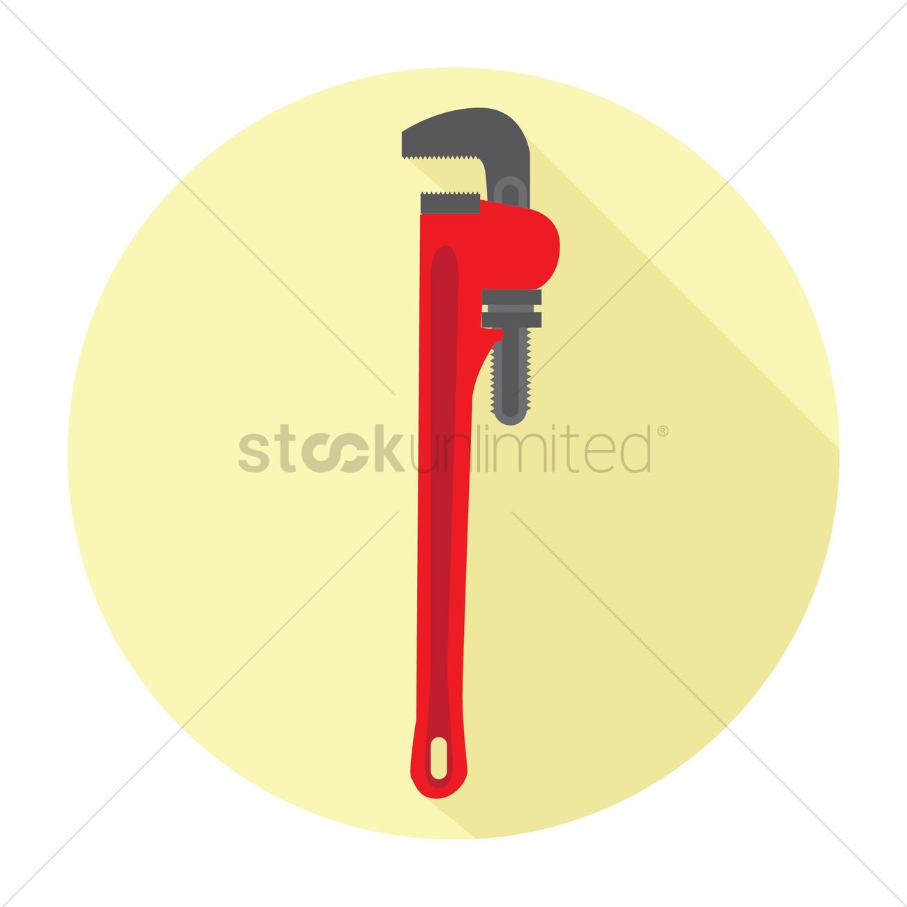 1300x1300 Monkey Wrench Vector Image