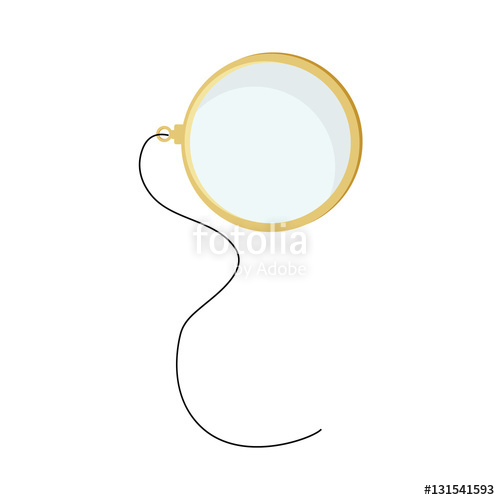 500x500 Monocle Vector With String Stock Image And Royalty Free Vector