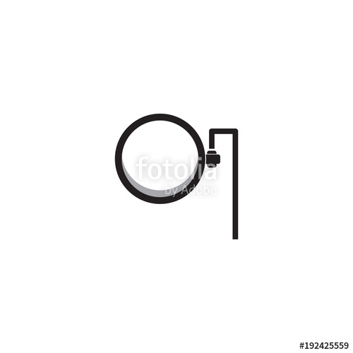 500x500 Monocle Vector Icon Stock Image And Royalty Free Vector Files On
