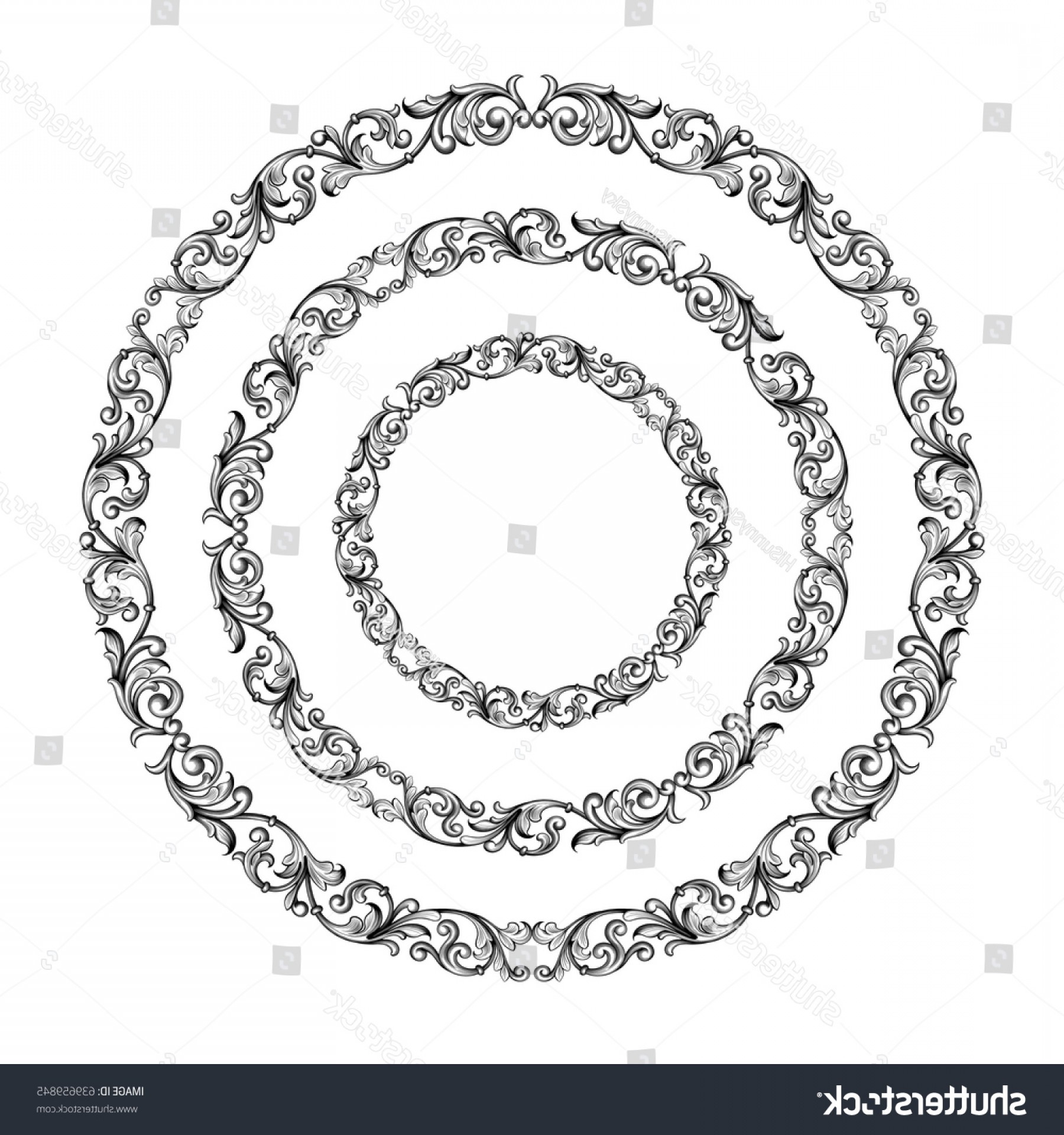 1800x1920 Vintage Baroque Victorian Round Circle Frame Geekchicpro