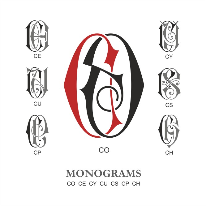 666x666 Monogram Vector Vector Monogram Collection