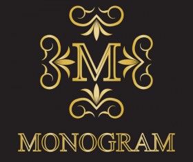 Monogram Vector Free Download at GetDrawings | Free download