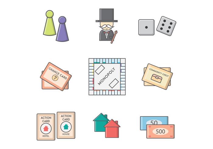 700x490 Monopoly Board Game Vector
