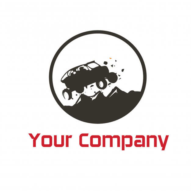 626x626 Monster Car Logo Vector Vector Premium Download