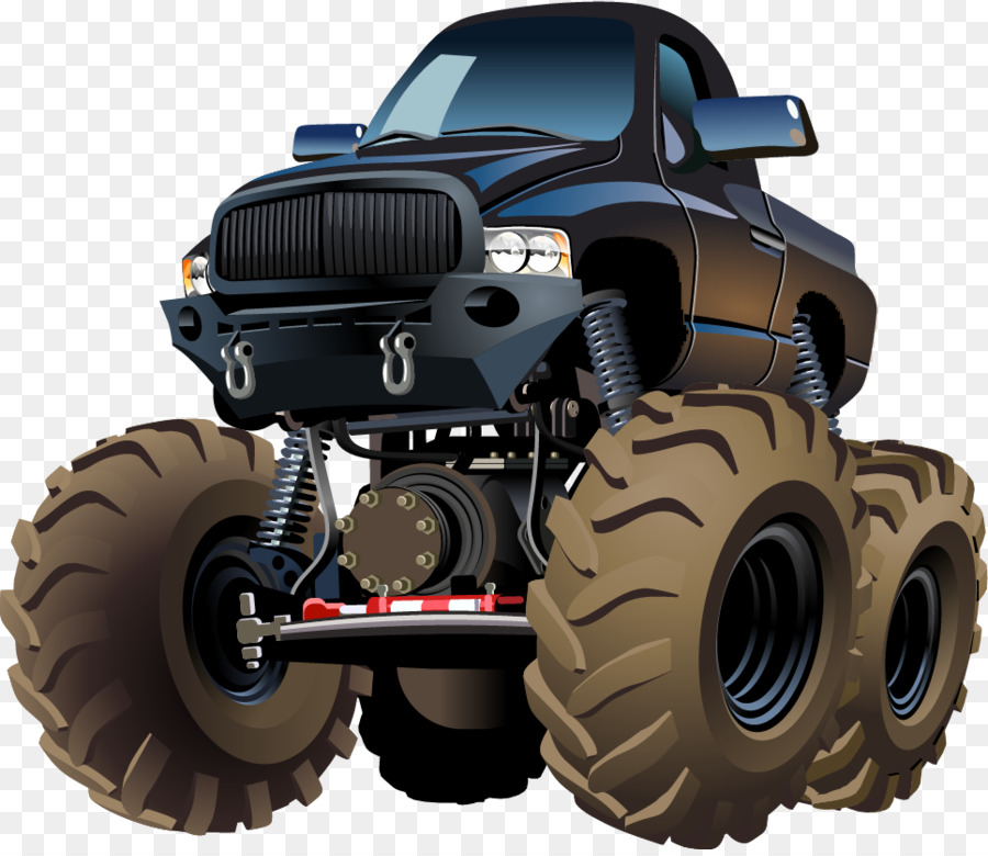 900x780 Cartoon Monster Truck