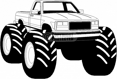 494x331 Monster Trucks Clipart