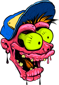 190x273 Zombie Head Monster Vector Cartoon Awesme Image By Andriy