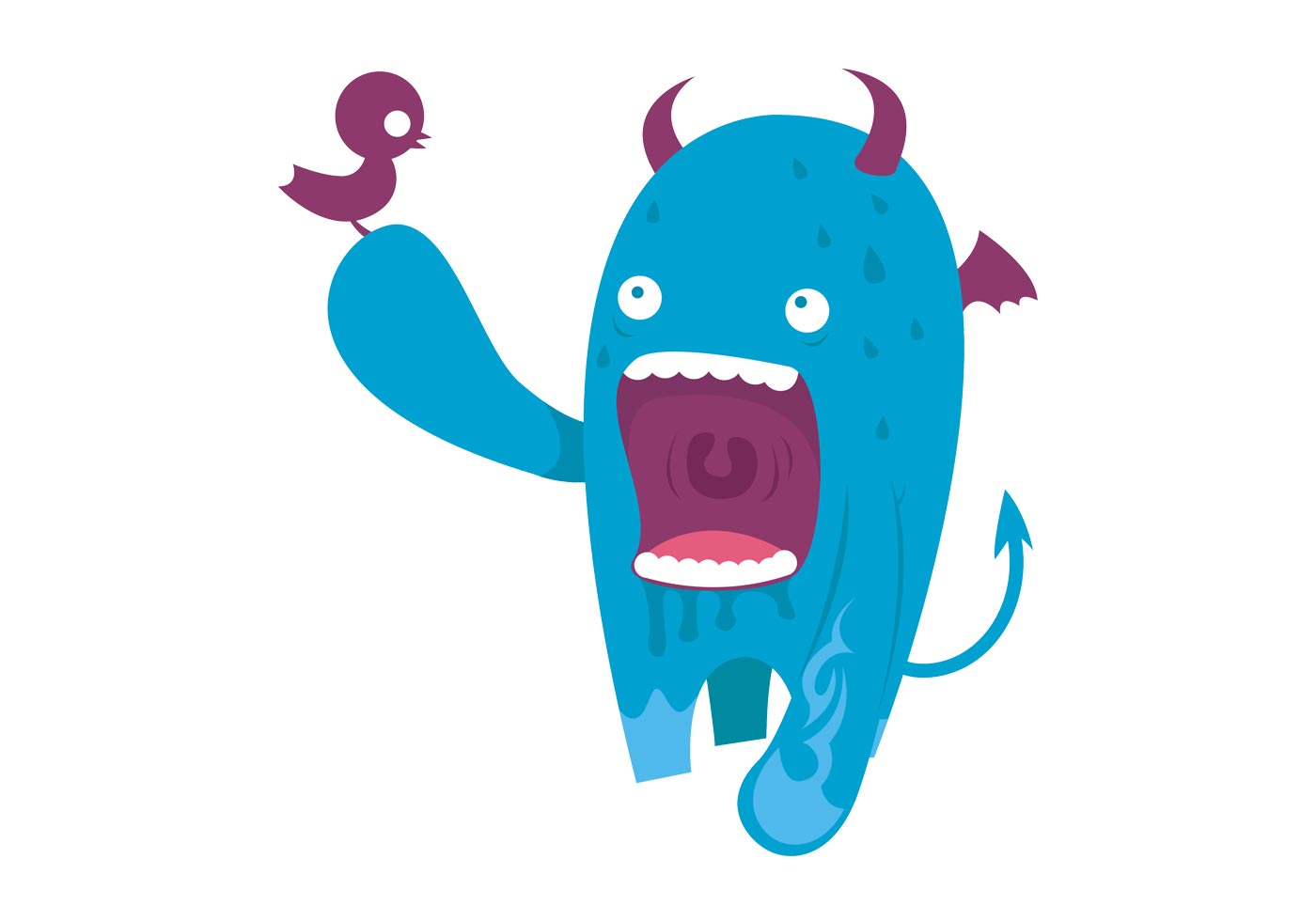 1400x980 Monster Vector Archives My Graphic Hunt