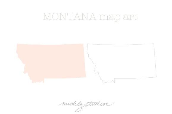 580x386 Montana Vector Amp Png Map Art