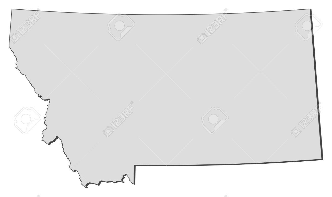 1300x774 Montana Outline Clipart Free