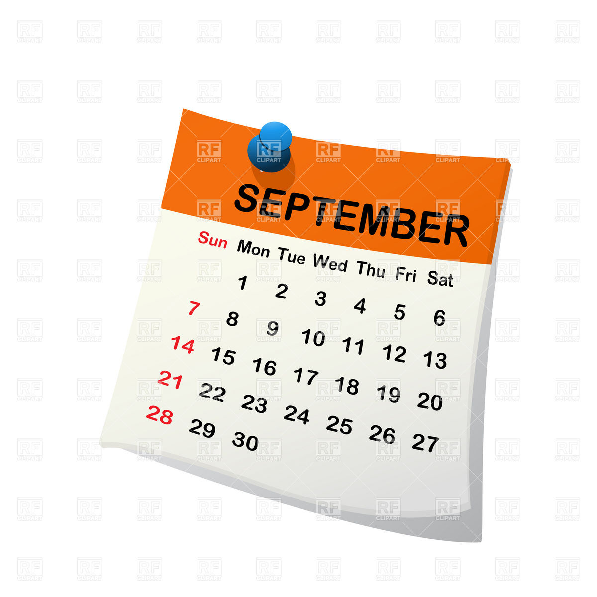 1200x1200 Monthly Calendar Clipart