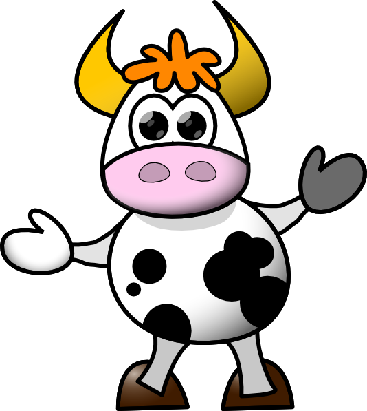 534x597 Moo The Cow Clip Art