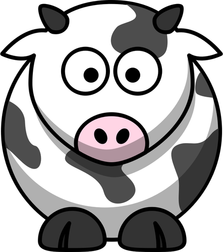 442x500 Vector Image Of Moo Cow Public Domain Vectors
