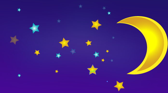 697x387 Moon And Stars Vector Tutorial Using Illustrator