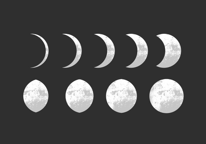 Moon Phases Vector at GetDrawings | Free download