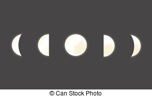 300x193 Vector Moon Phases Clip Art Clipart Panda