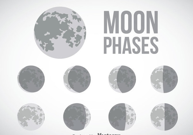 632x443 Free Moon Phases Vector Free Vector Download 360207 Cannypic