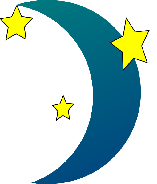 Moon Star Vector