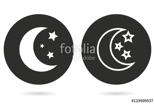 500x334 Moon Star Vector Icon. Stock Image And Royalty Free Vector Files