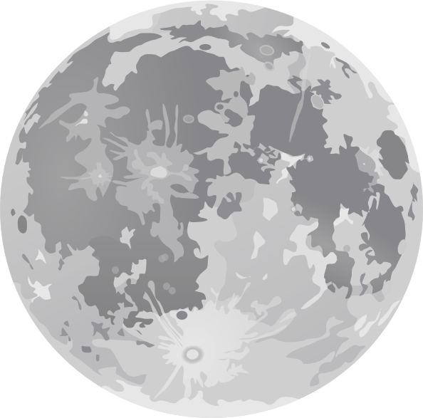 594x587 Moon Png Image