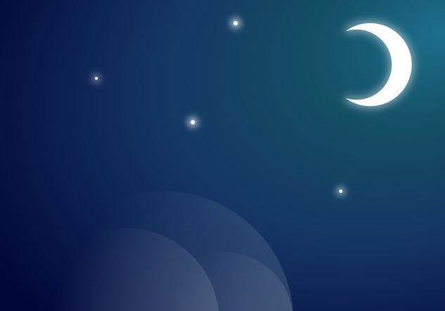 632x442 Moon Vector Background Free Vector Download 199995 Cannypic