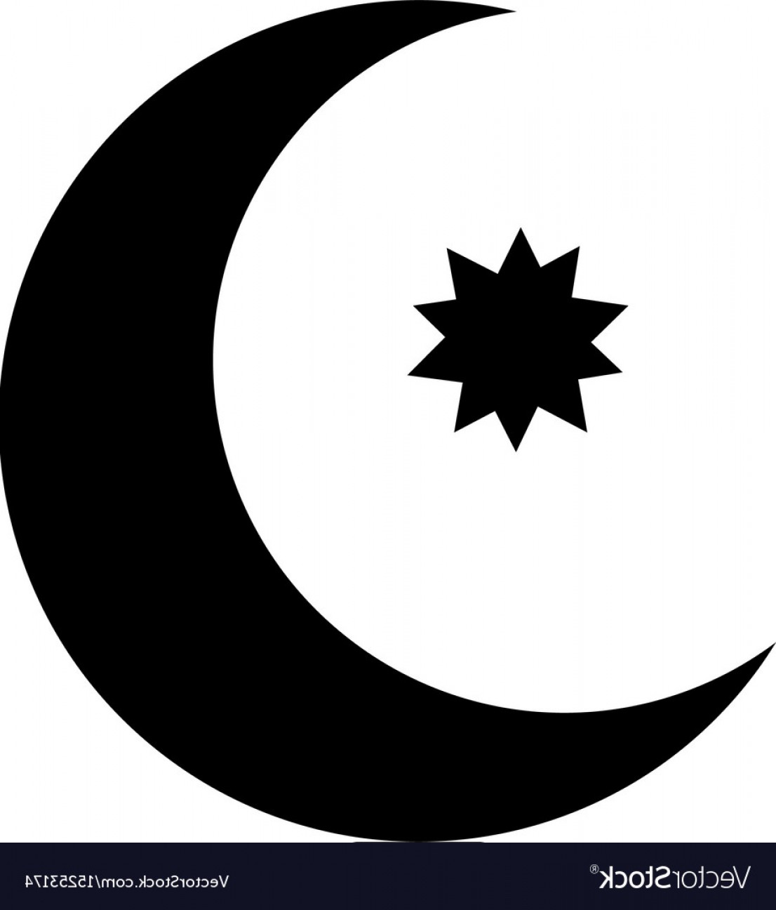 1106x1296 Half Moon Vector Outline Lazttweet