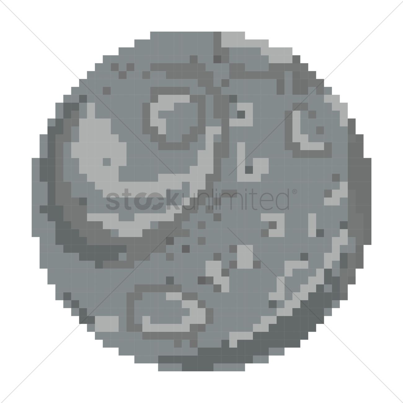 1300x1300 Moon Vector Image