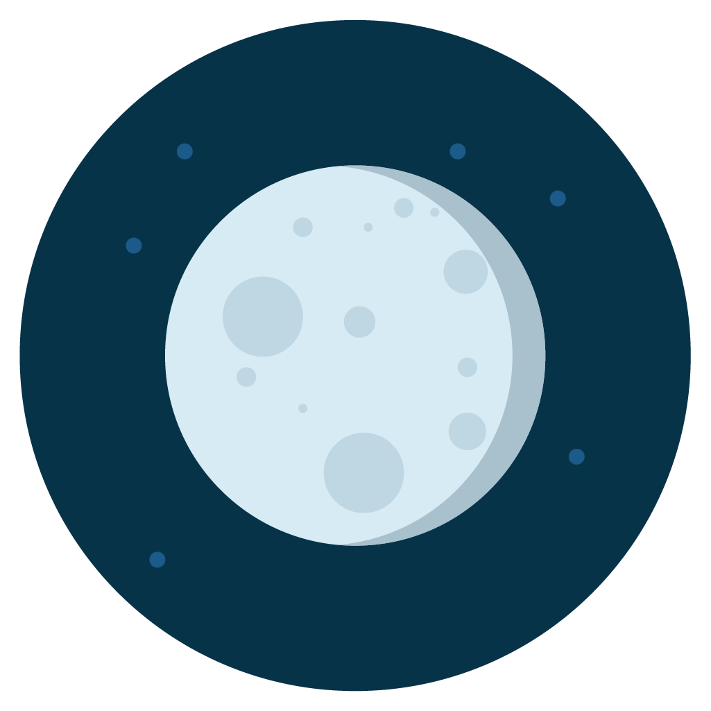 1025x1025 Moon Icon Vector Free Download