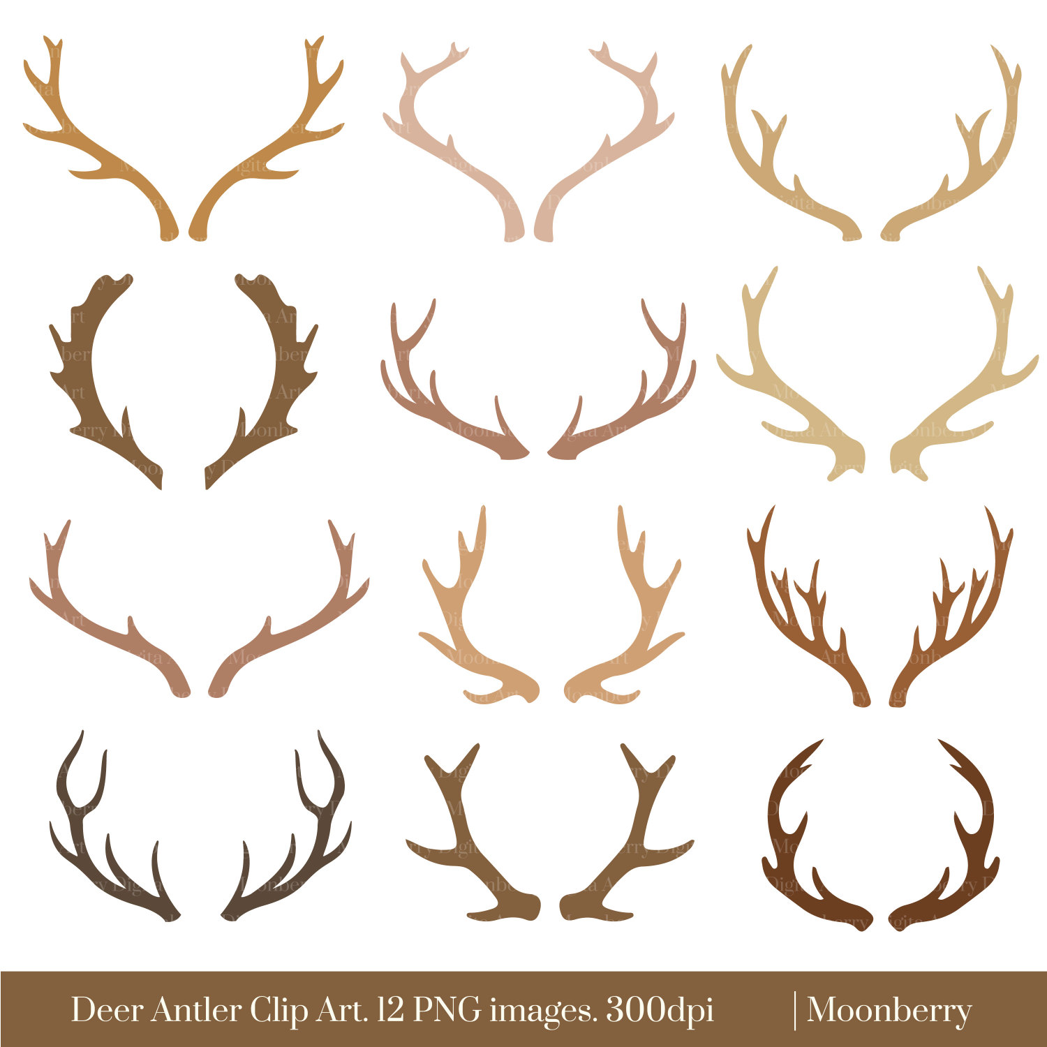 1500x1500 Horns Clipart Vector 3616768