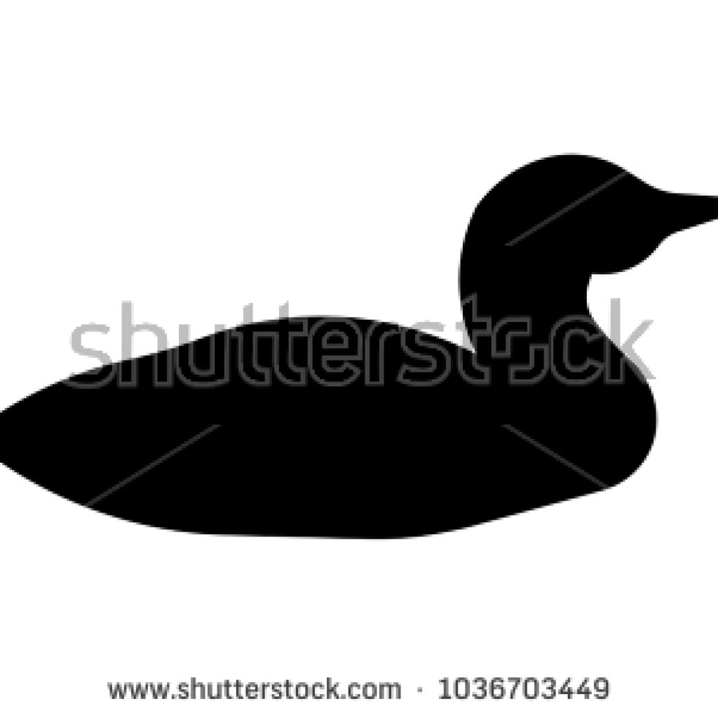 1024x1024 Loon Silhouette Free Illustration Download Vector Art Stock