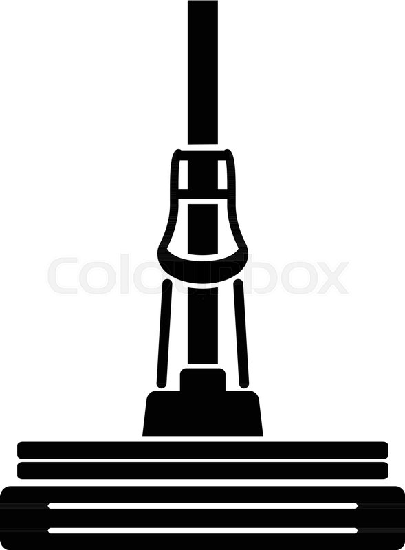 589x800 Mop Icon. Simple Illustration Of Mop Vector Icon For Web Stock