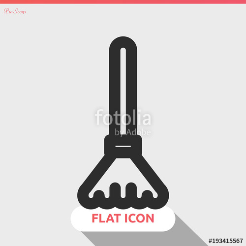 500x500 Mop Vector Icon Stock Image And Royalty Free Vector Files On