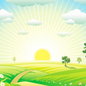 300x300 Morning Coffee On Abstract Multicolor Background Vector Clipart