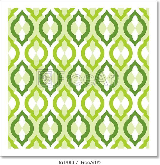 561x581 Free Art Print Of Vector Seamless Pattern. Moroccan Style. Vector