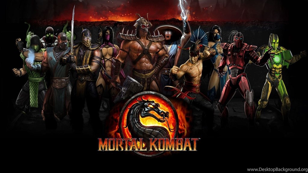 1024x576 Mortal Kombat Logo Vector Wallpaper. Desktop Background
