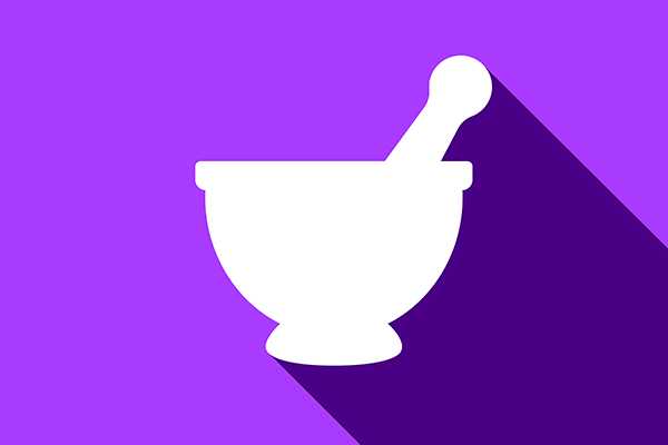 600x400 Vector Mortar And Pestle