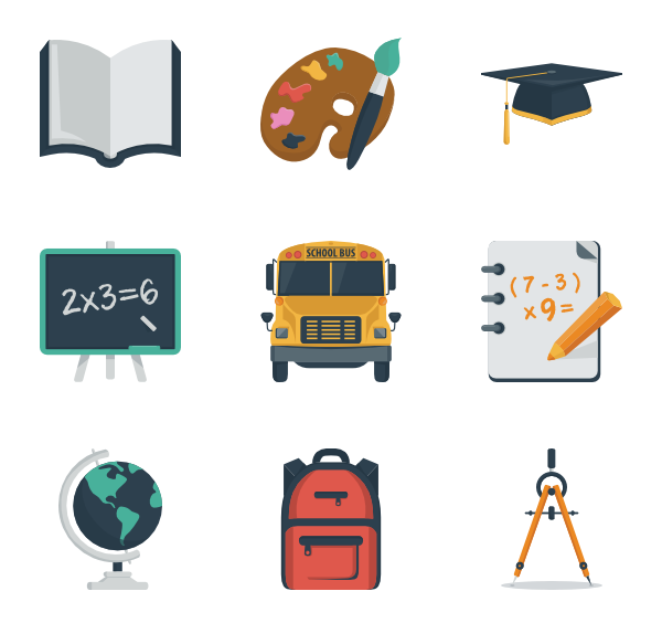 600x564 Mortarboard Icons