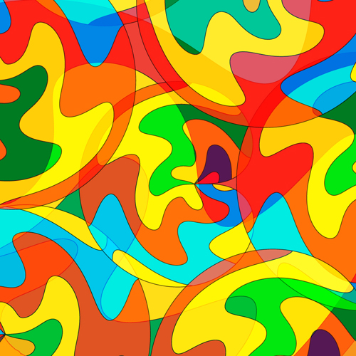 500x500 Colorful Glass Mosaic Vector Background Set 01 Free Download