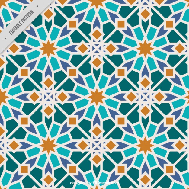 626x626 Colors Islamic Mosaic Vector Premium Download