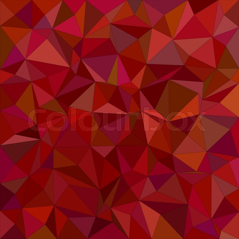 800x800 Maroon Irregular Triangle Mosaic Vector Background Design Stock