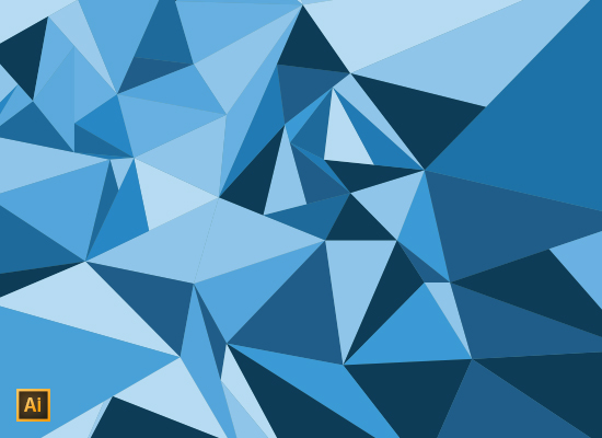 550x400 Polygonal Mosaic Vector Ai Pixelmental